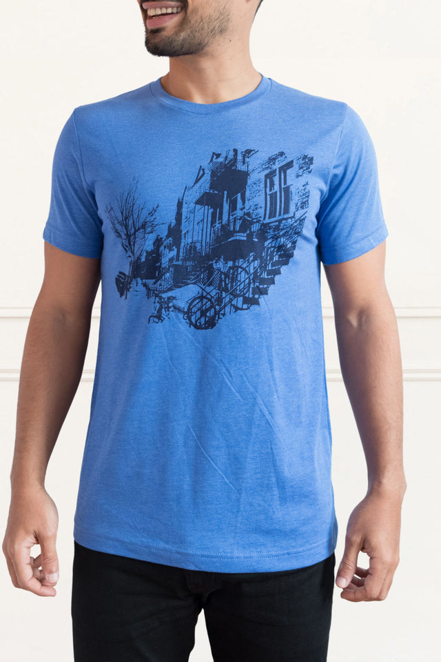 Miles end T-Shirt Men Blue