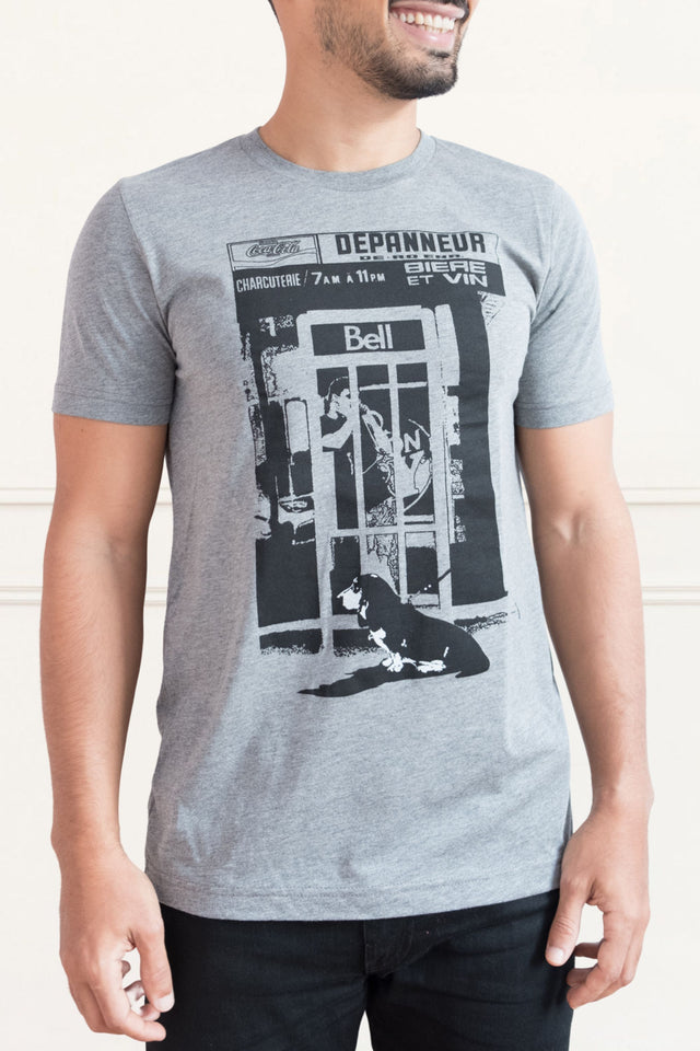 Bell, Beer and Basset Men Grey - Onze Montreal Grey / S TN