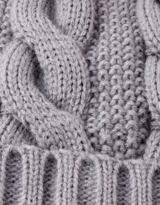 Beannie Hat Pompom Cable Knit - Onze Montreal Black Onze Montreal