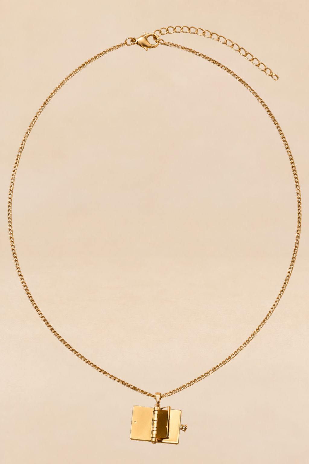 Heart Book Necklace