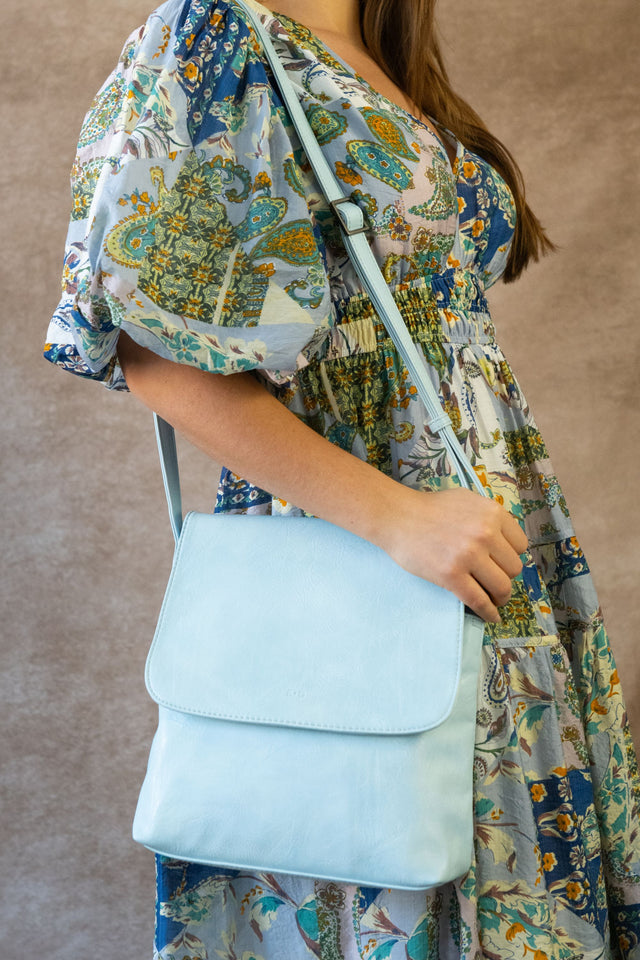 Kiara Vegan Shoulder Bag Flap Crossbody