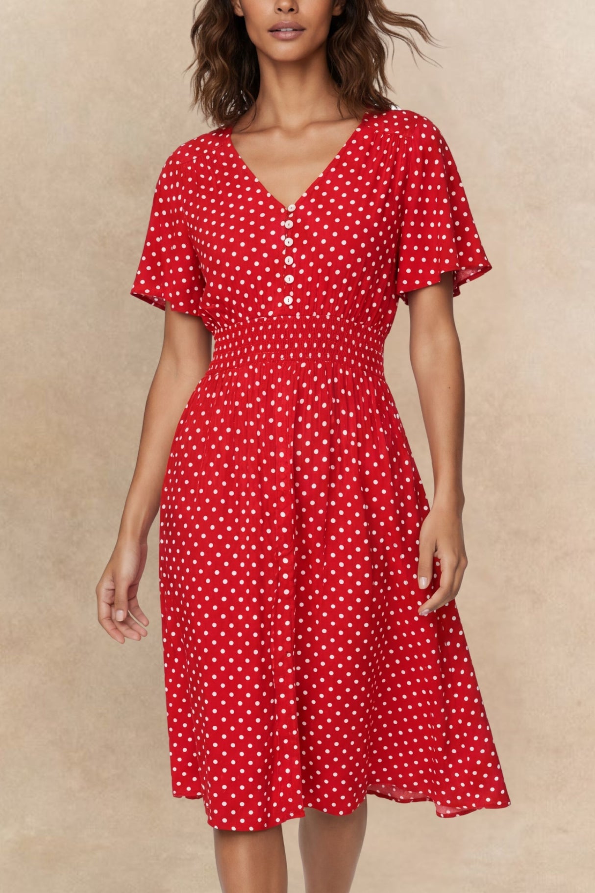 Antoinette Polka Dots Dress