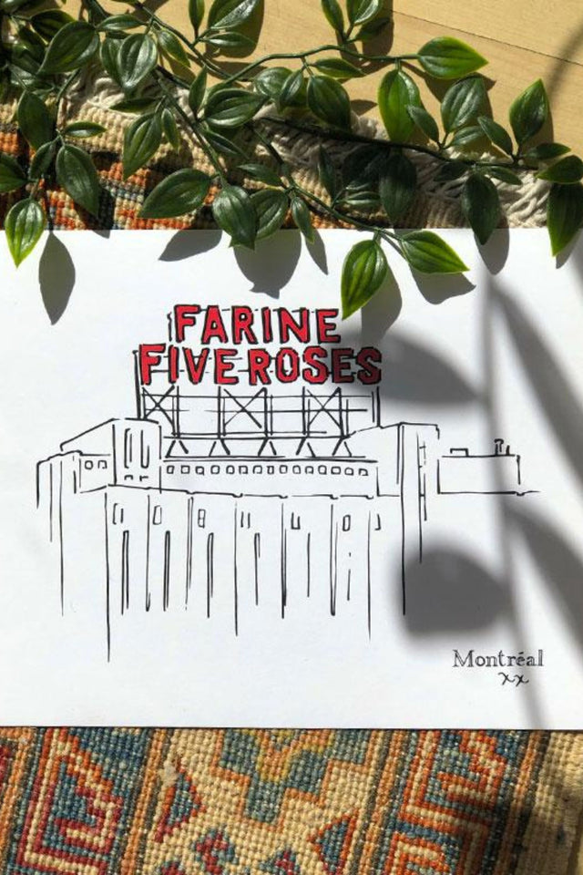 Art Print - Farine 5 Roses - Onze Montreal Default Title Onze Montreal