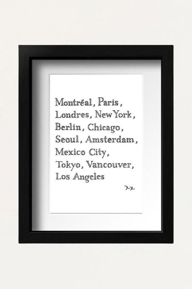 Art Print - Cities - Onze Montreal Default Title Onze Montreal