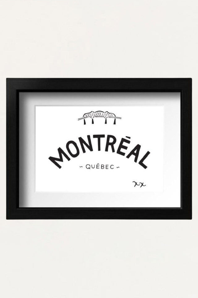 Art Print - Montréal Quebec - Onze Montreal Default Title Onze Montreal