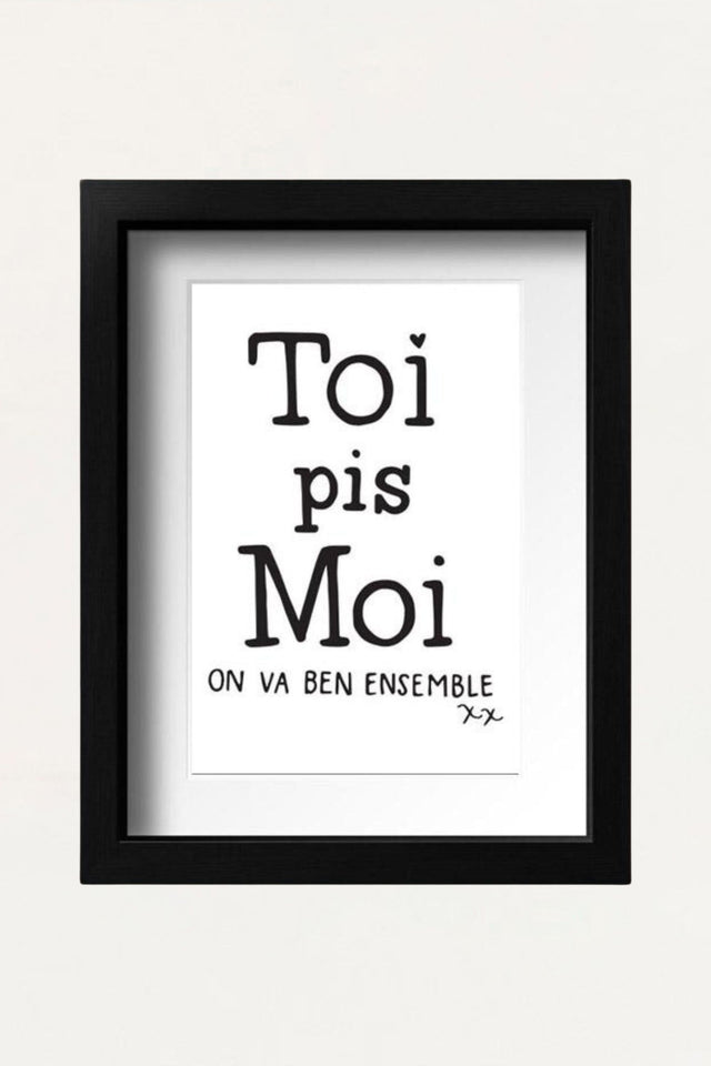 Art Print - Toi Pis Moi - Onze Montreal Default Title Onze Montreal