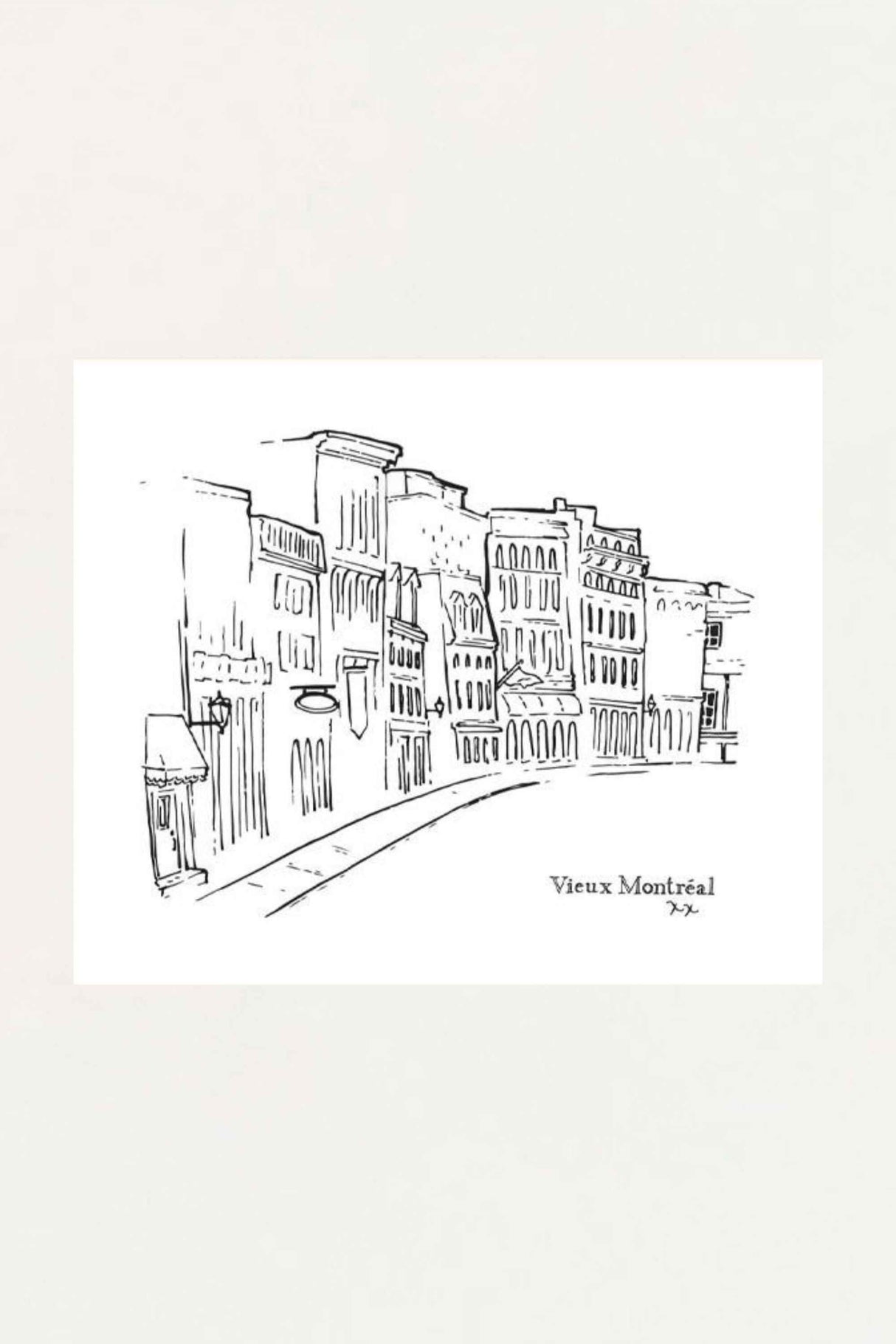 Art Print - Vieux Montreal