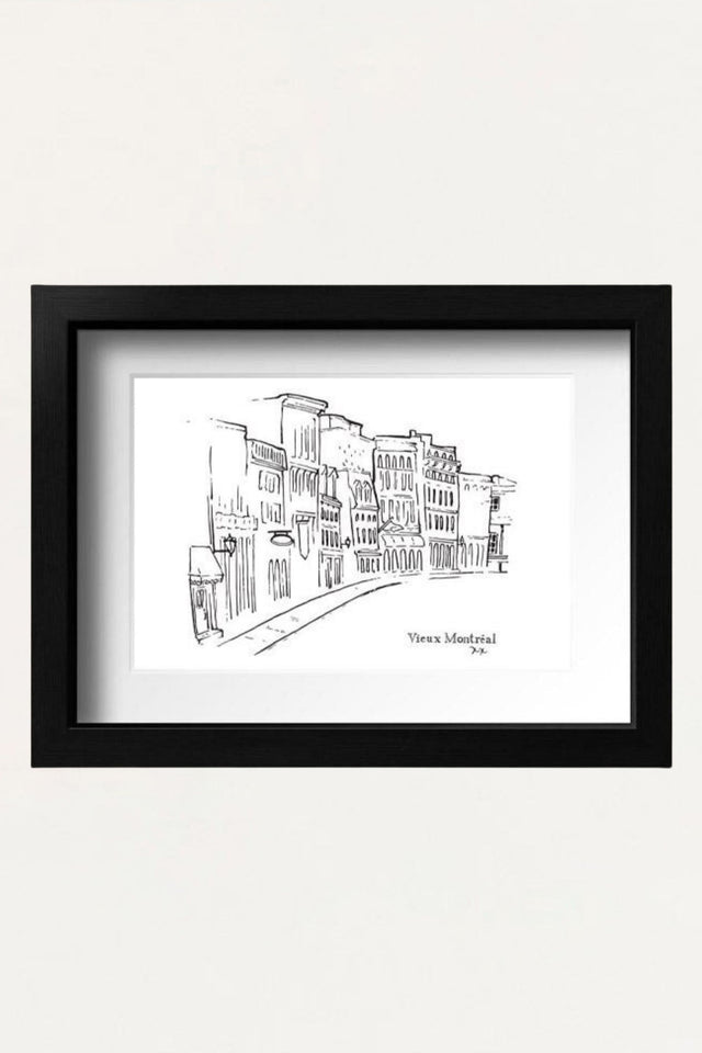 Art Print - Vieux Montreal - Onze Montreal Default Title Onze Montreal