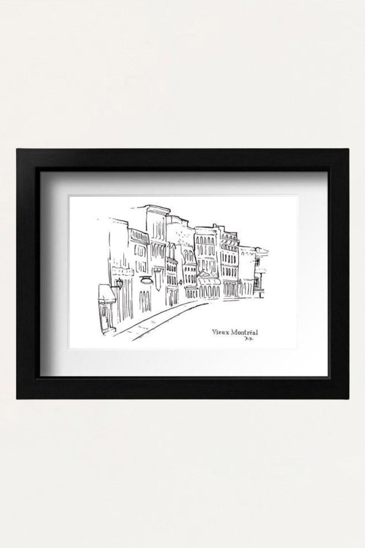 Art Print - Vieux Montreal - Onze Montreal Default Title Onze Montreal