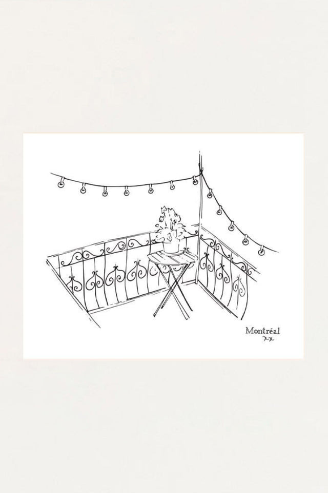 Art Print Balconville - Onze Montreal Default Title Onze Montreal