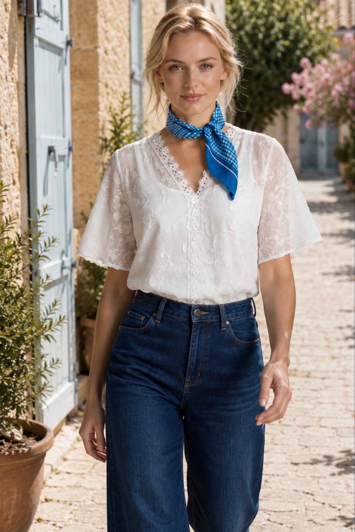 Bandana Print Gingham