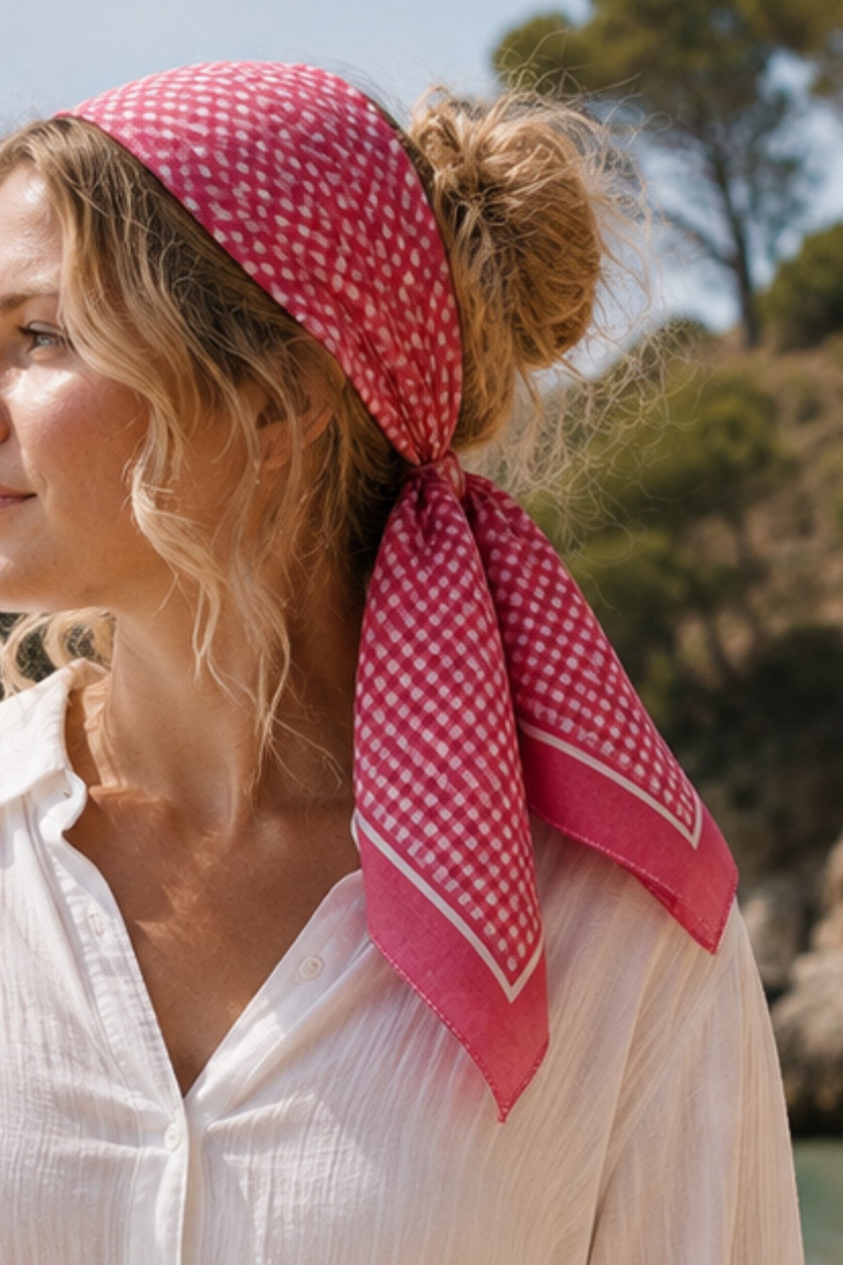 Bandana Print Gingham