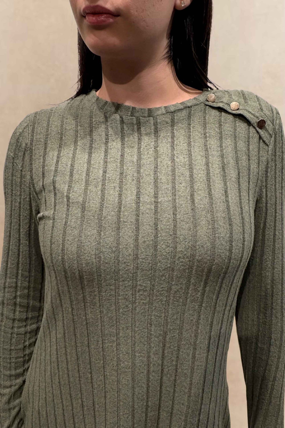 Camila Ribbed Knit A-Line Dress