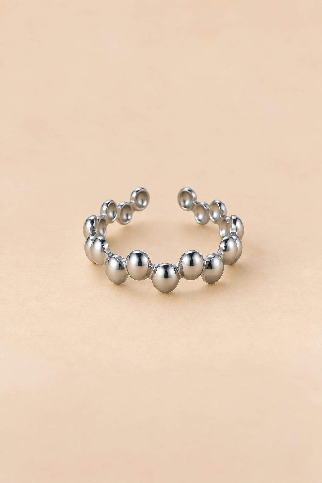 Bague Feuille Argent