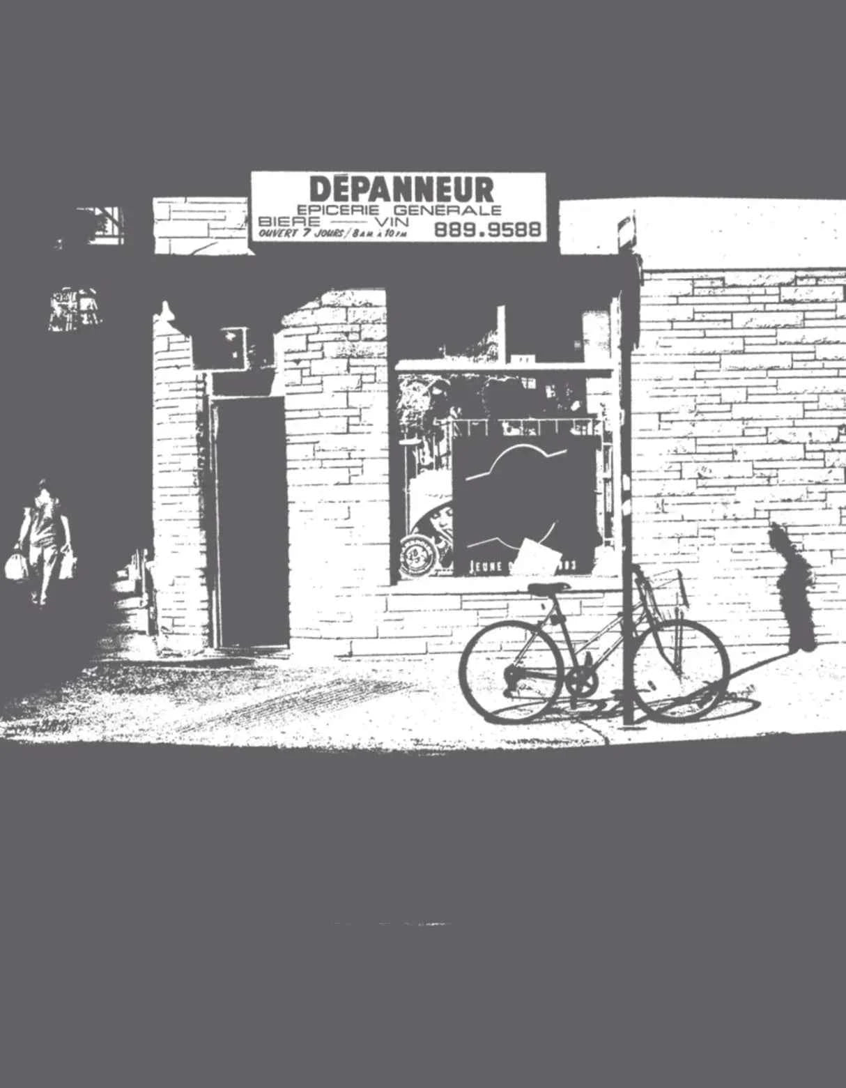 Dépanneur Men T-Shirt Asphalte Grey