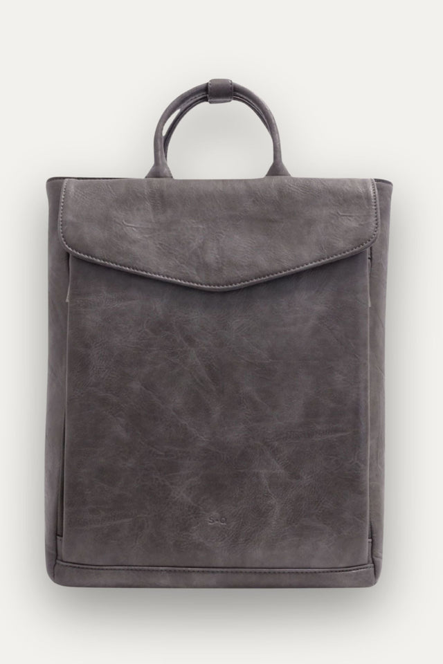 Evie Laptop Backpack Crossbody Flap Front