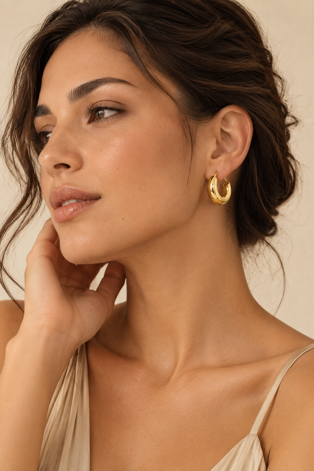 Boucles D’Oreilles Créoles Épaisses