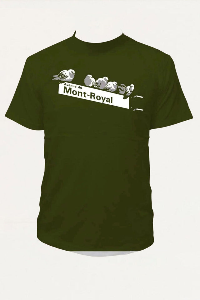 Avenue du Mont-Royal T-Shirt Vert Foncé