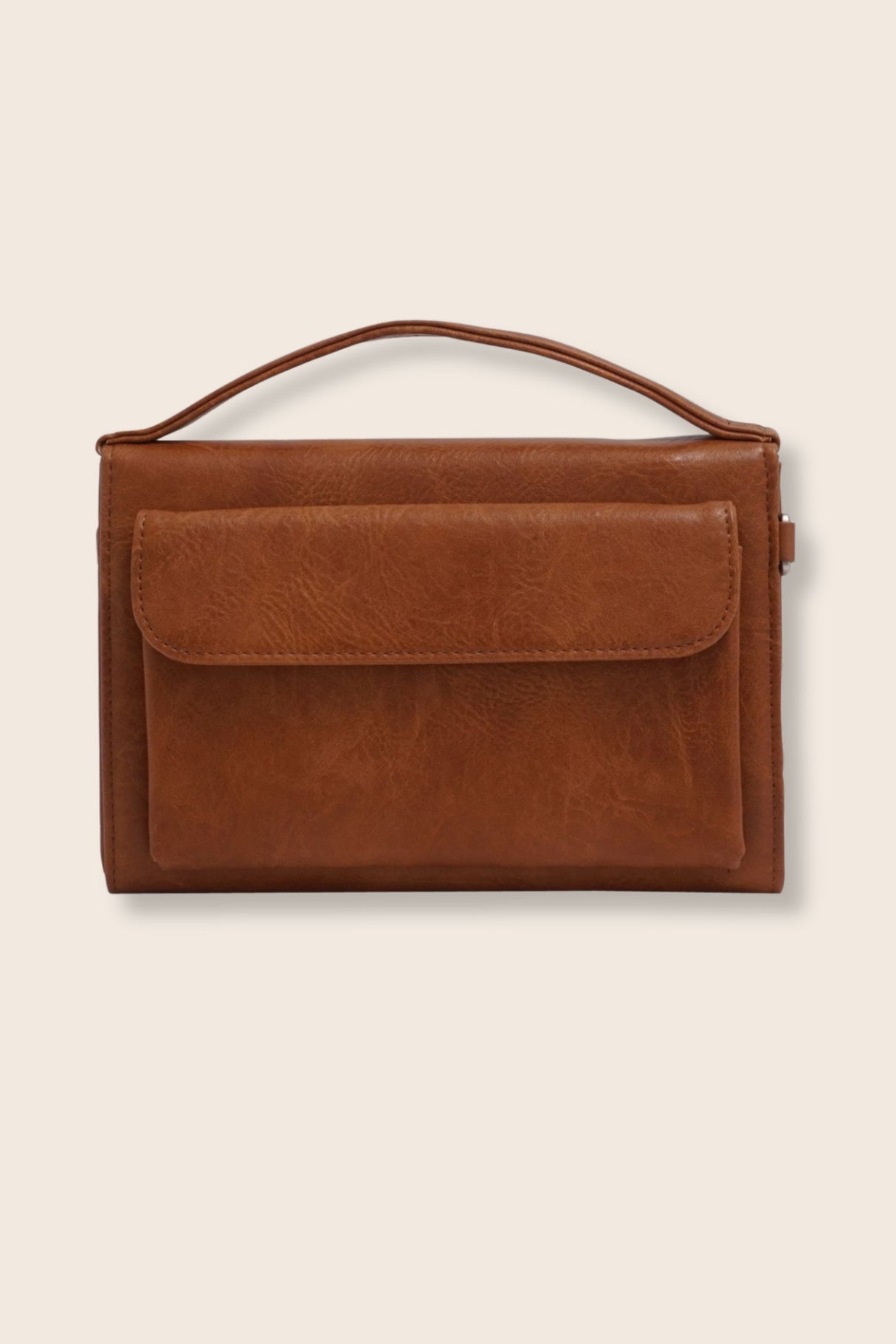 Janelle Crossbody Vegan Leather Wallet
