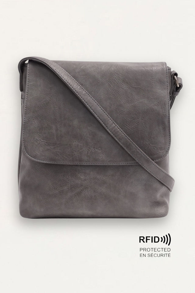 Kiara Vegan Shoulder Bag Flap Crossbody