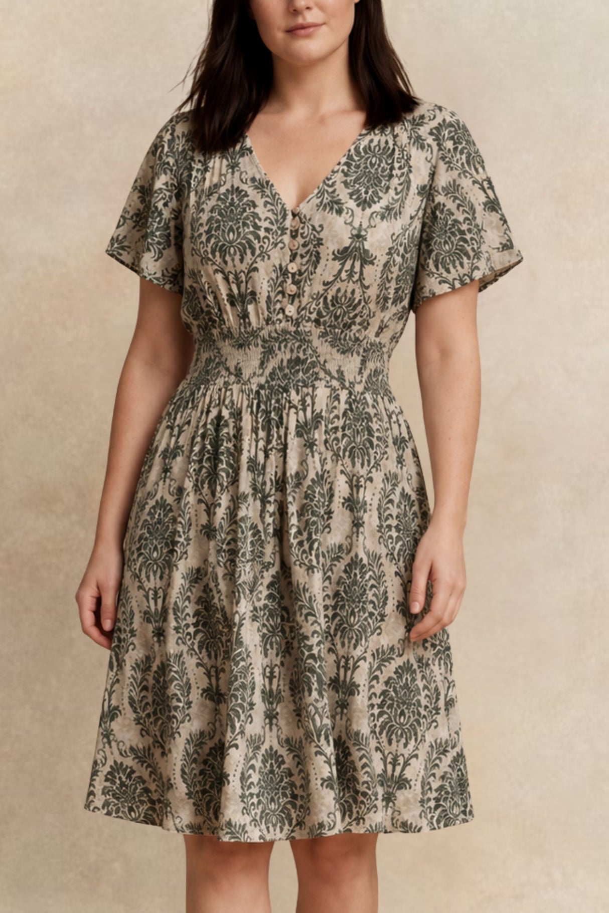 Lorie Floral Smocked Dress