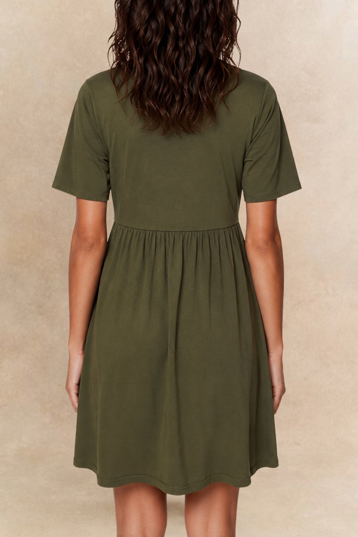 Louna Floral V-Neck Mini Dress