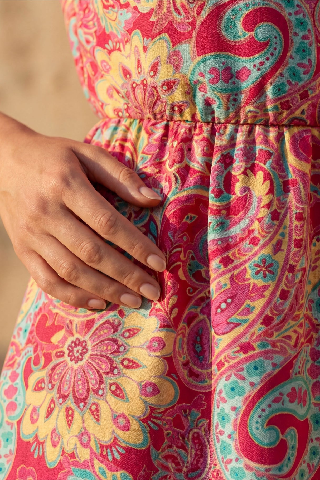 Melanie Robe Mini Imprimée Paisley Fleurie