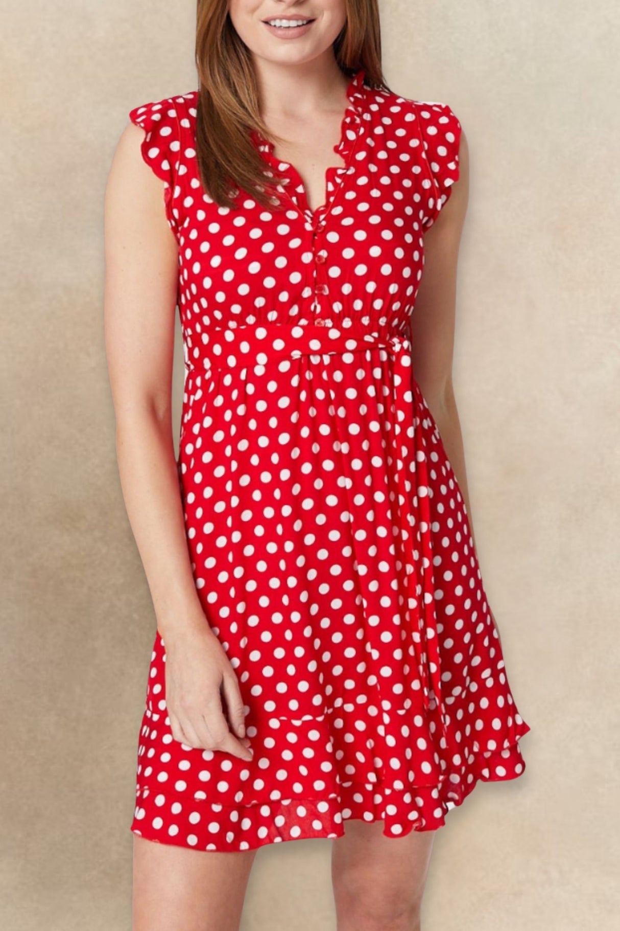 Natasha Polka Dot Dress