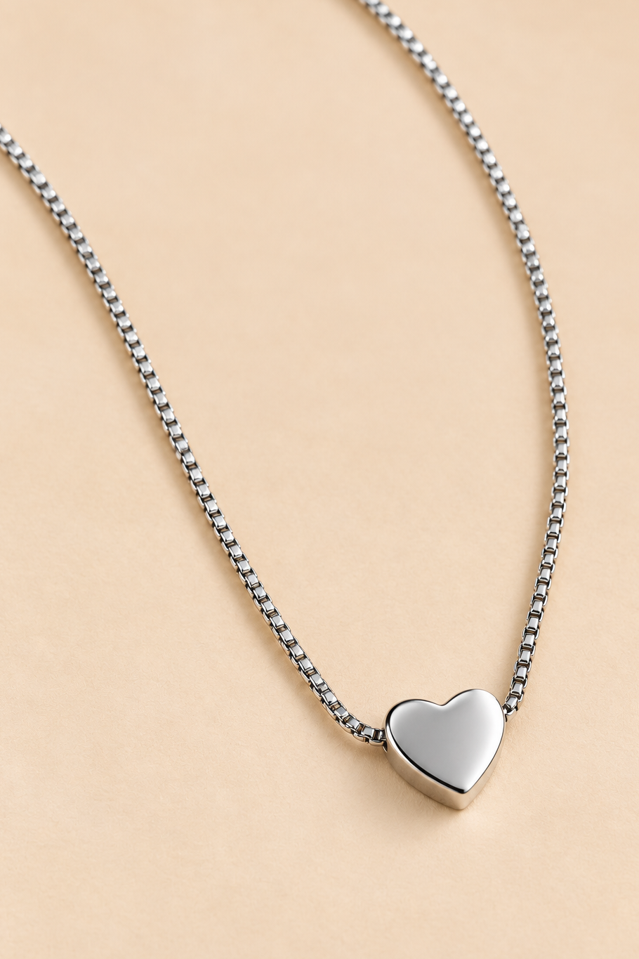 Collier Délicat Pendentif Cœur Argent