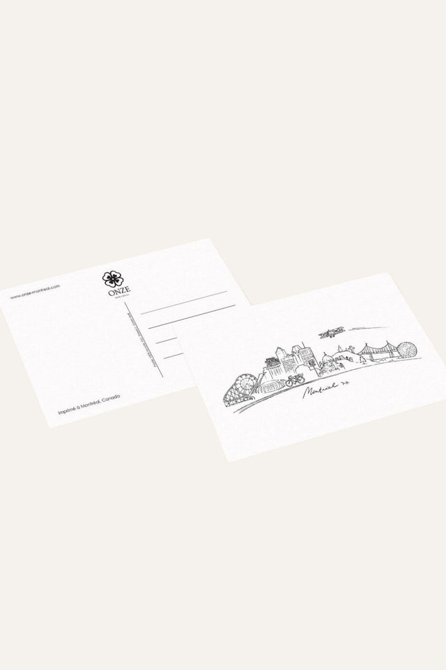 Post Card - CityLine - Onze Montreal Default Title Onze Montreal Art Print