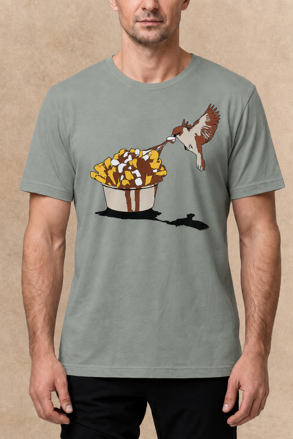 T-shirt Homme Voleur De Poutine
