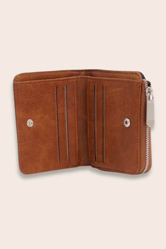 Riley Vegan Card Holder Wallet Zipper