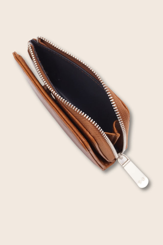 Riley Vegan Card Holder Wallet Zipper