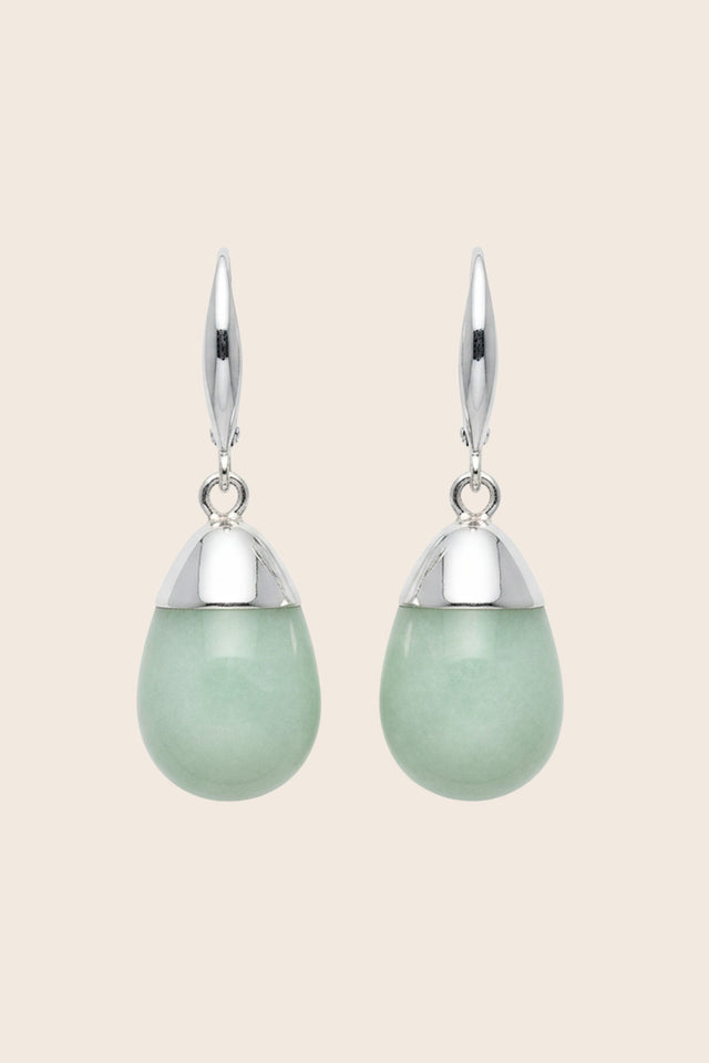 Sage Green Drop Earrings