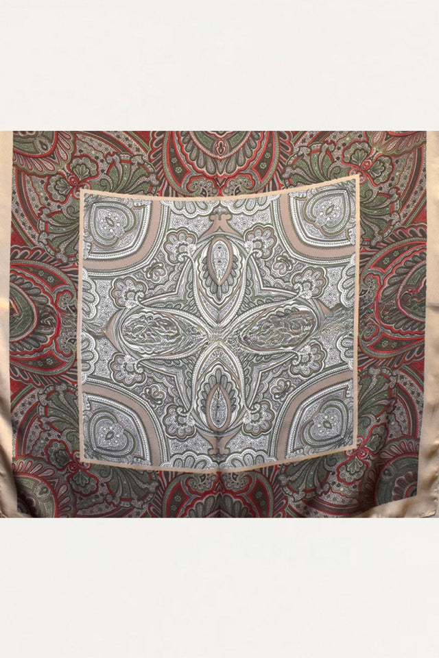 Scarf Neck Hair Paisley