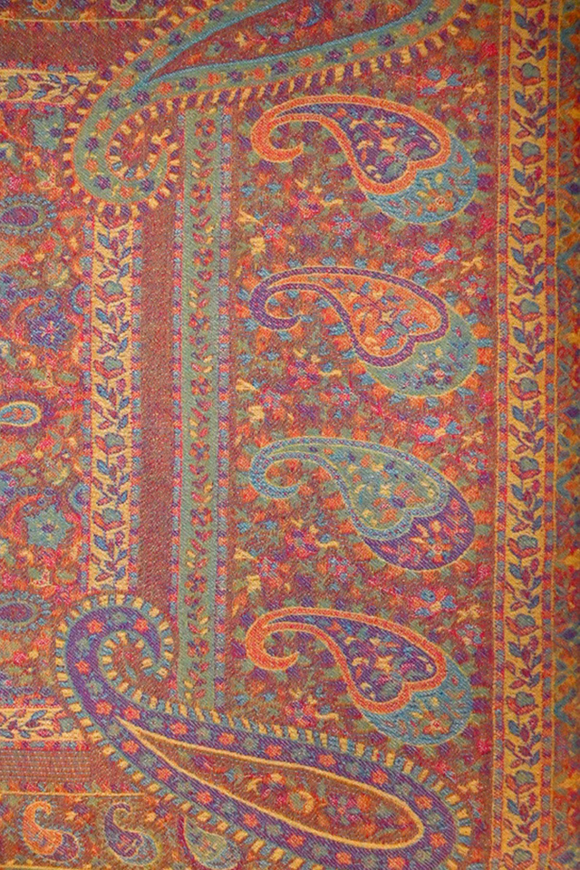 Bohemian Paisley Fringe Scarf