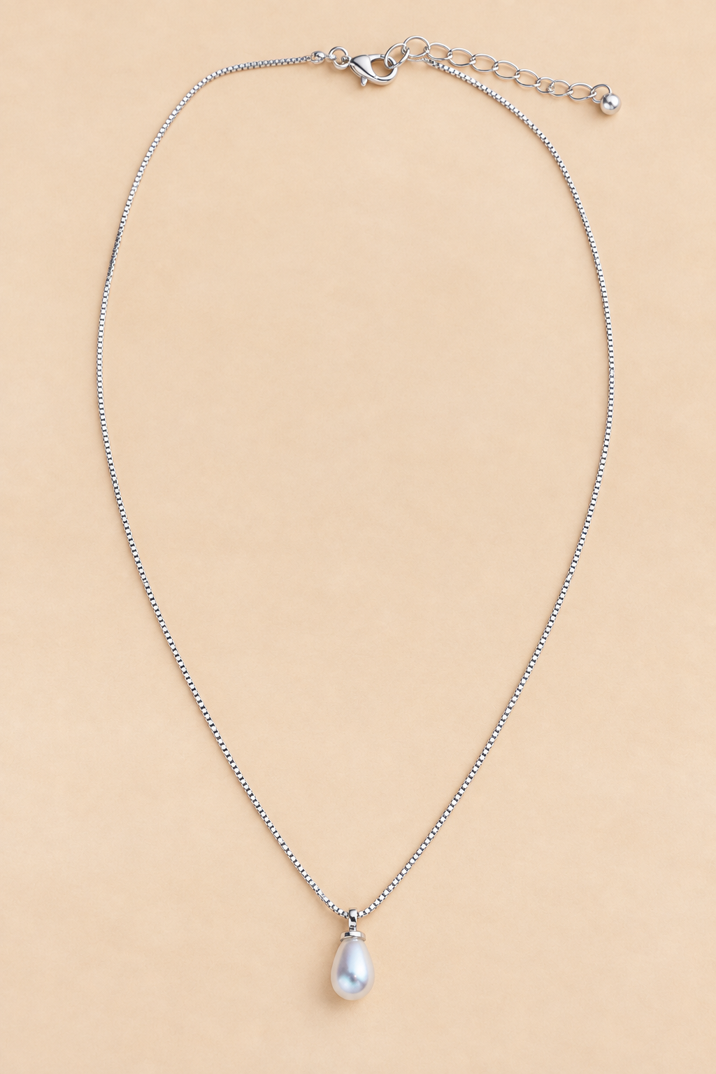 Collier Minimaliste Pendentif Perle