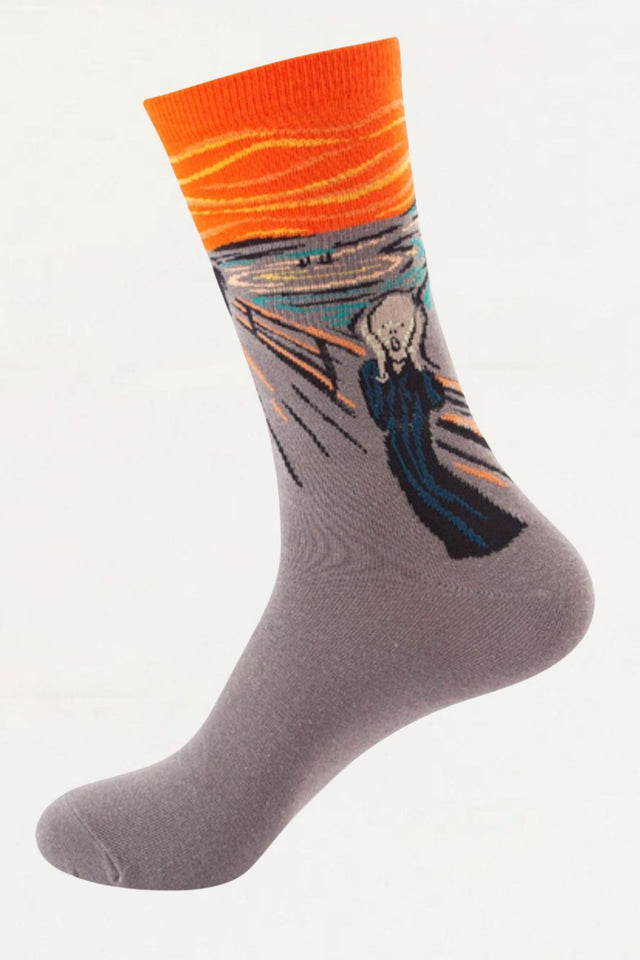 Socks The Scream Orange - Onze Montreal Orange Onze Montreal
