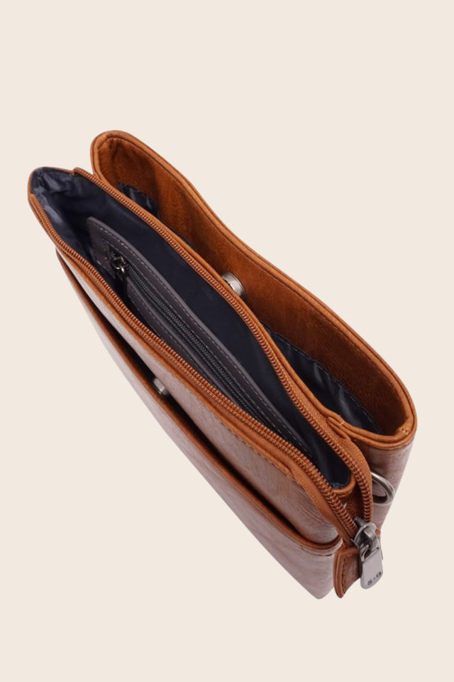 Solana Sac Bandoulière Cuir Vegan