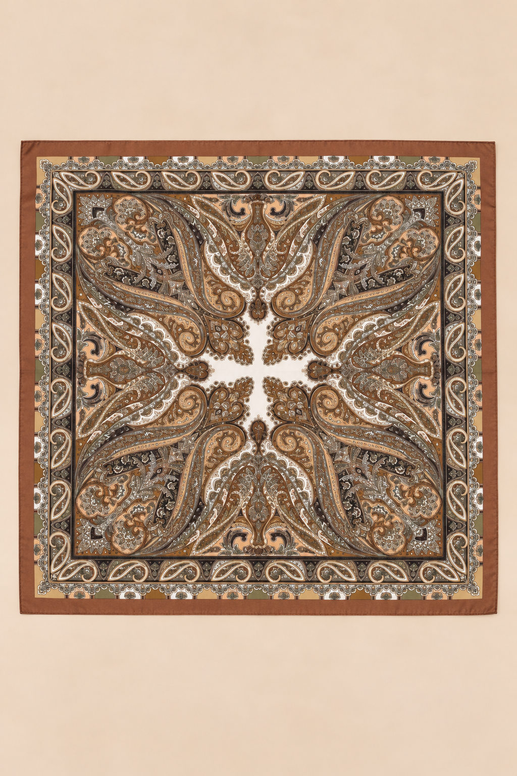 Foulard Carré Motif Floral