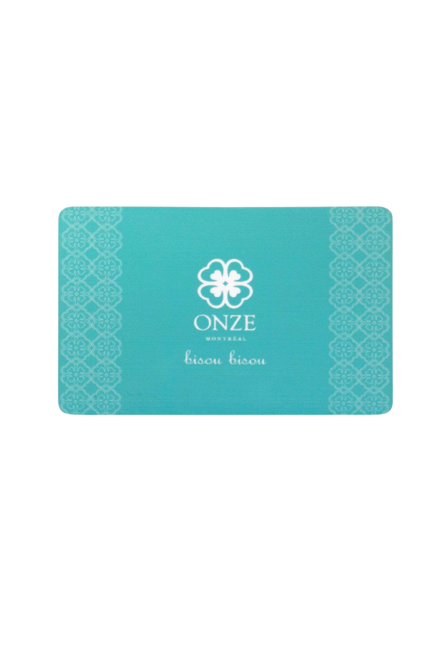 In Store Gift Card - Onze Montreal 25$ ONZE MONTREAL Carte cadeau