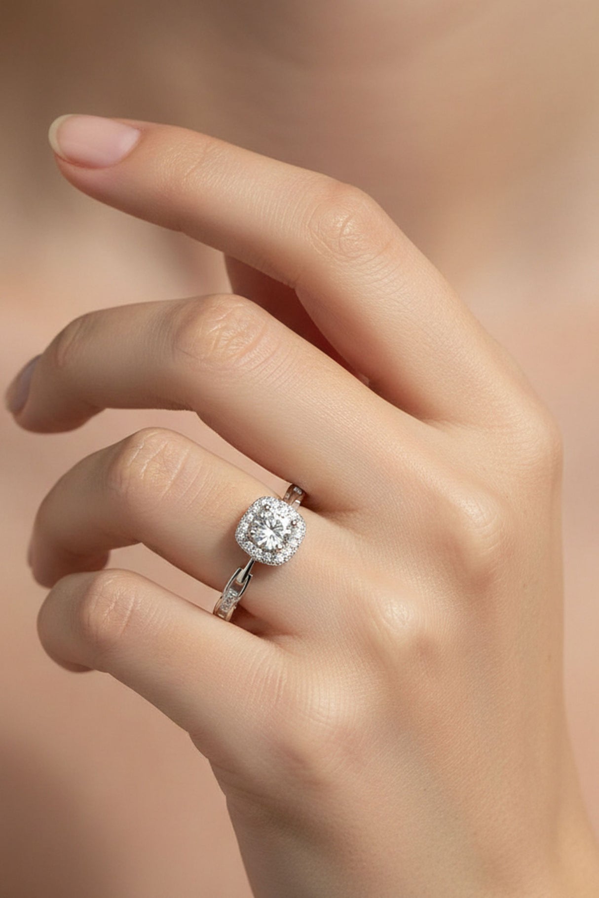 Celine Bague Zircon Argent Sterling 925