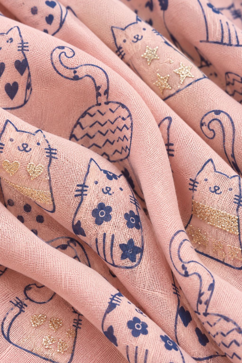 Foulard Léger Motif Chats