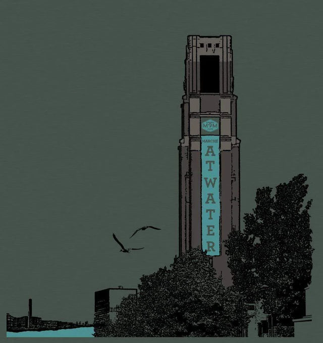 Atwater Market T-Shirt Men Green - Onze Montreal