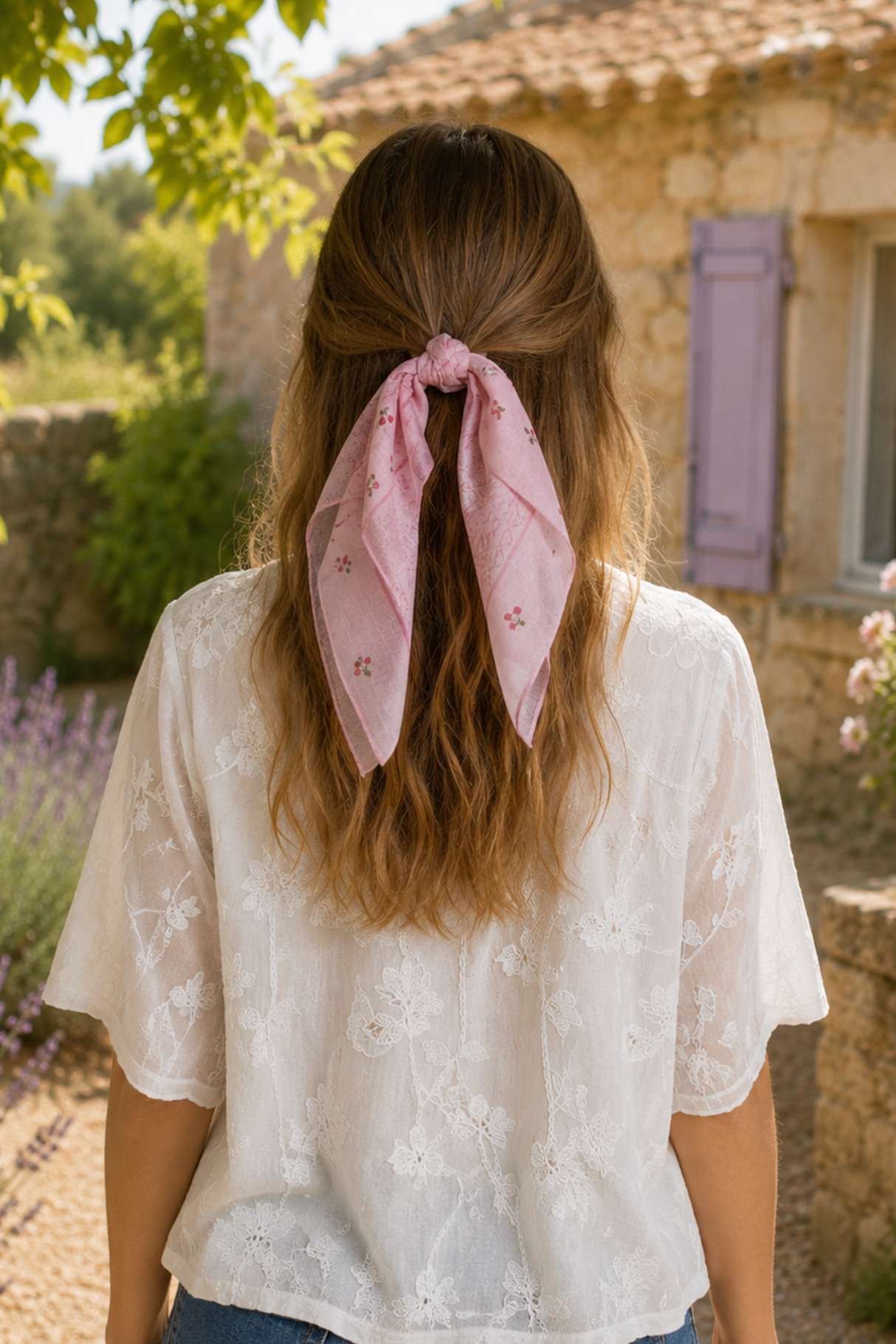 Bandana Cerise Imprimé