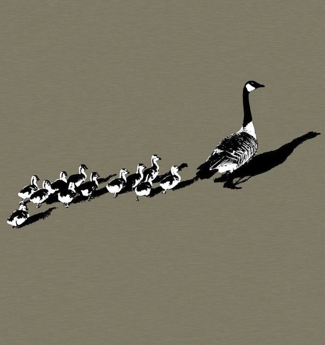 Geese T-Shirt Men Khaki Green - Onze Montreal