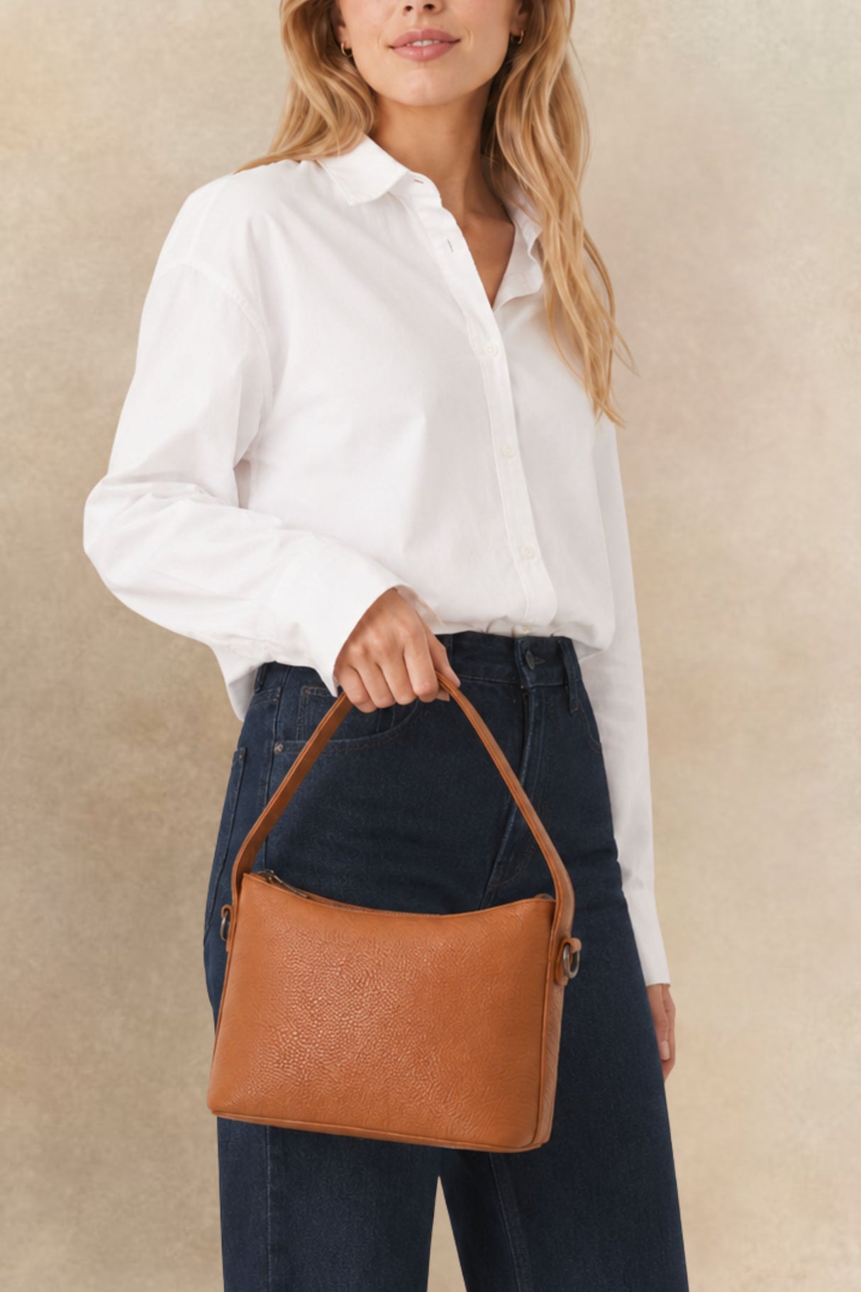 Georgina Sac Épaule Cuir Bandoulière Convertible