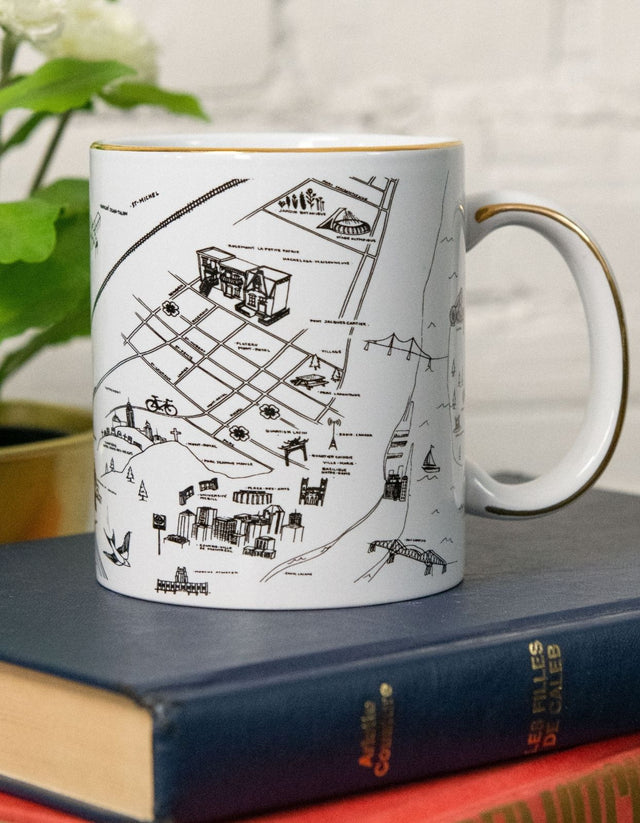 Mug Custom Illustration Touch of Real 14k Gold - Onze Montreal Default Title ONZE MONTREAL