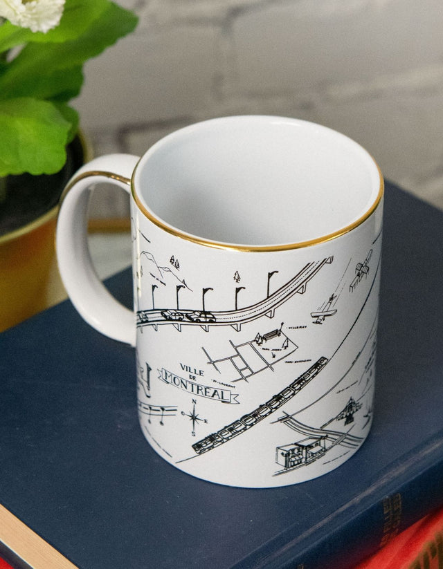 Mug Custom Illustration Touch of Real 14k Gold - Onze Montreal Default Title ONZE MONTREAL