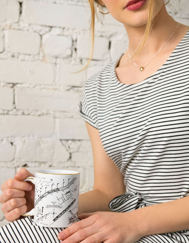 Mug Custom Illustration Touch of Real 14k Gold - Onze Montreal Default Title ONZE MONTREAL